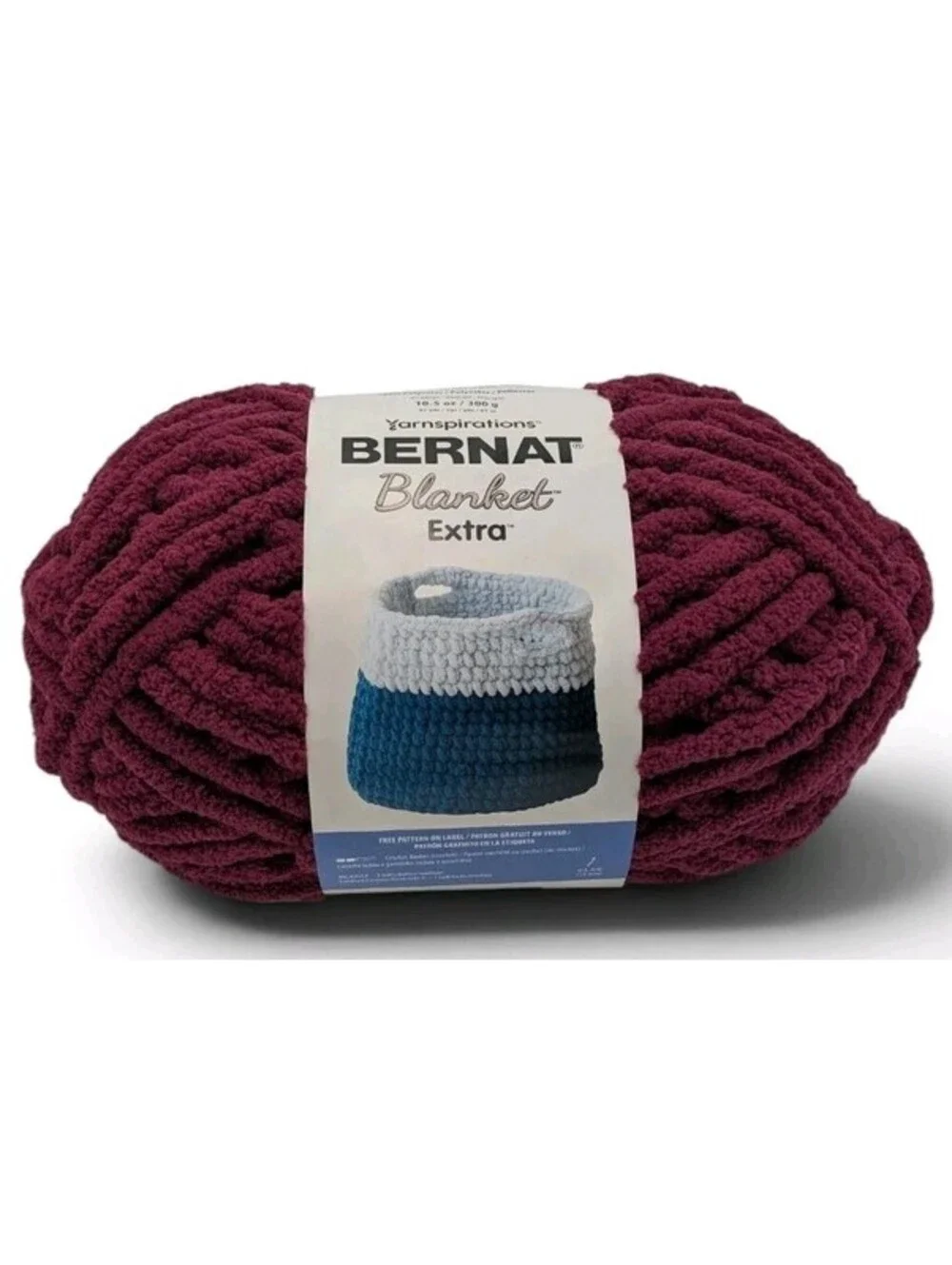 Bernat Blanket Extra Yarn Burgundy Plum 27005